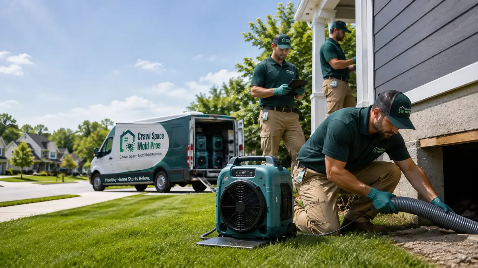 Crawl Space Mold Removal in Wellington, KY